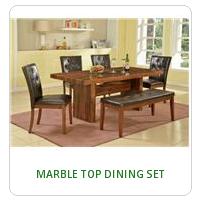 MARBLE TOP DINING SET